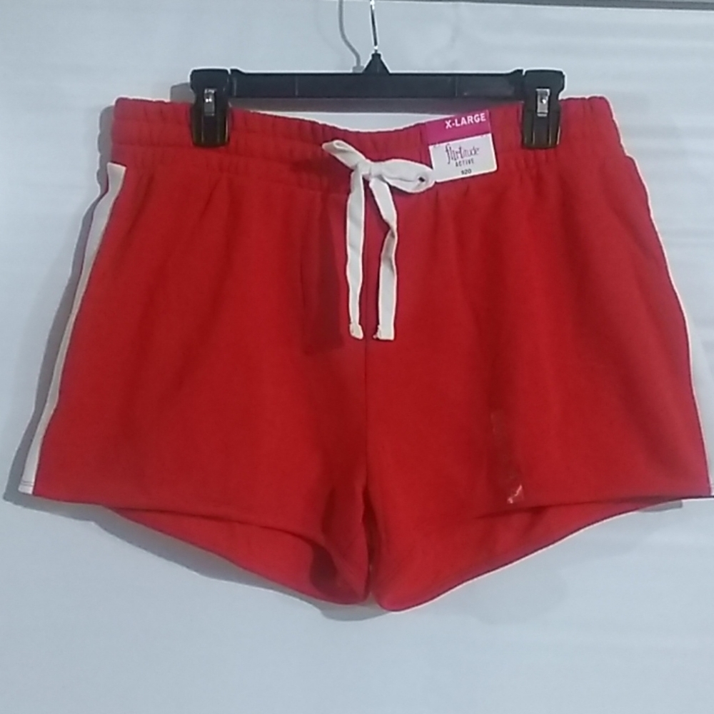 Flirtitude Drawstring Sweat Shorts NWT - Picture 1 of 3